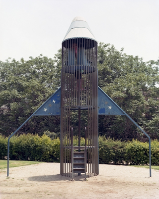 Illustration for article titled The haunting beauty of abandoned playground rockets